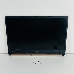 HP 14-dq0762dx 14" Laptop LCD Screen Display w/Screws Rose Gold, TESTED WORKS